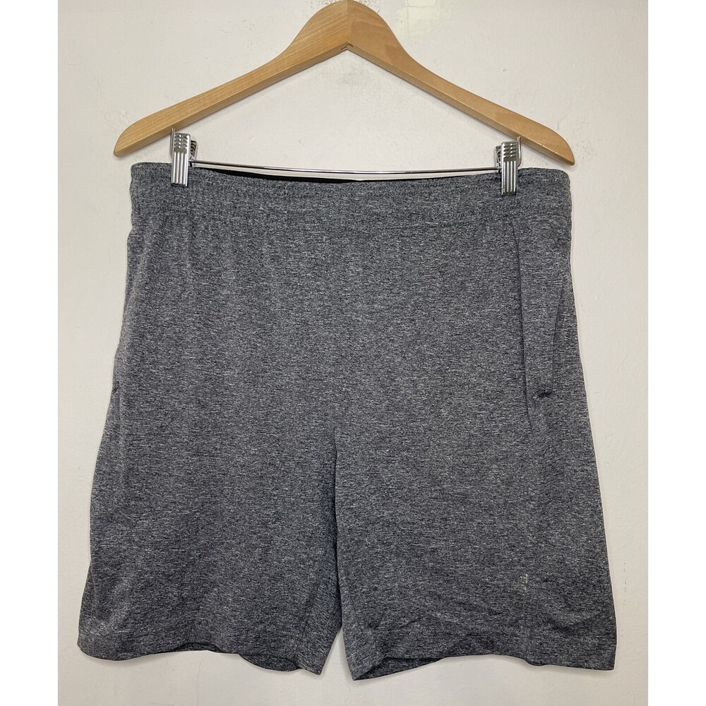 Reebok Men's Shorts Size M Gray Polyester Active Basketball Activewear